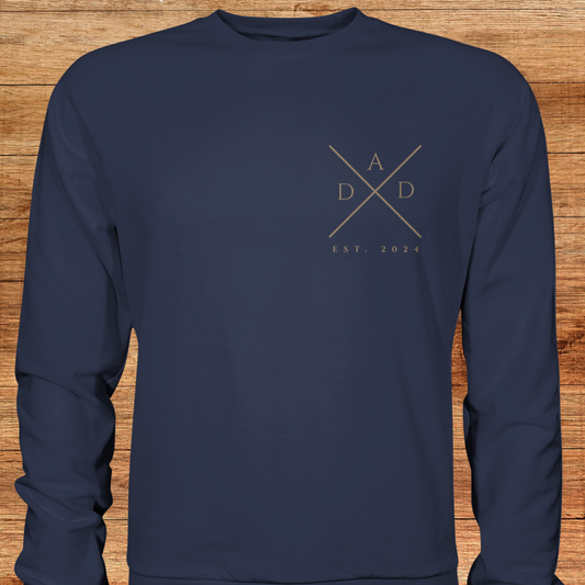 DAD_CROSS, Datum personalisierbar - Premium Sweatshirt