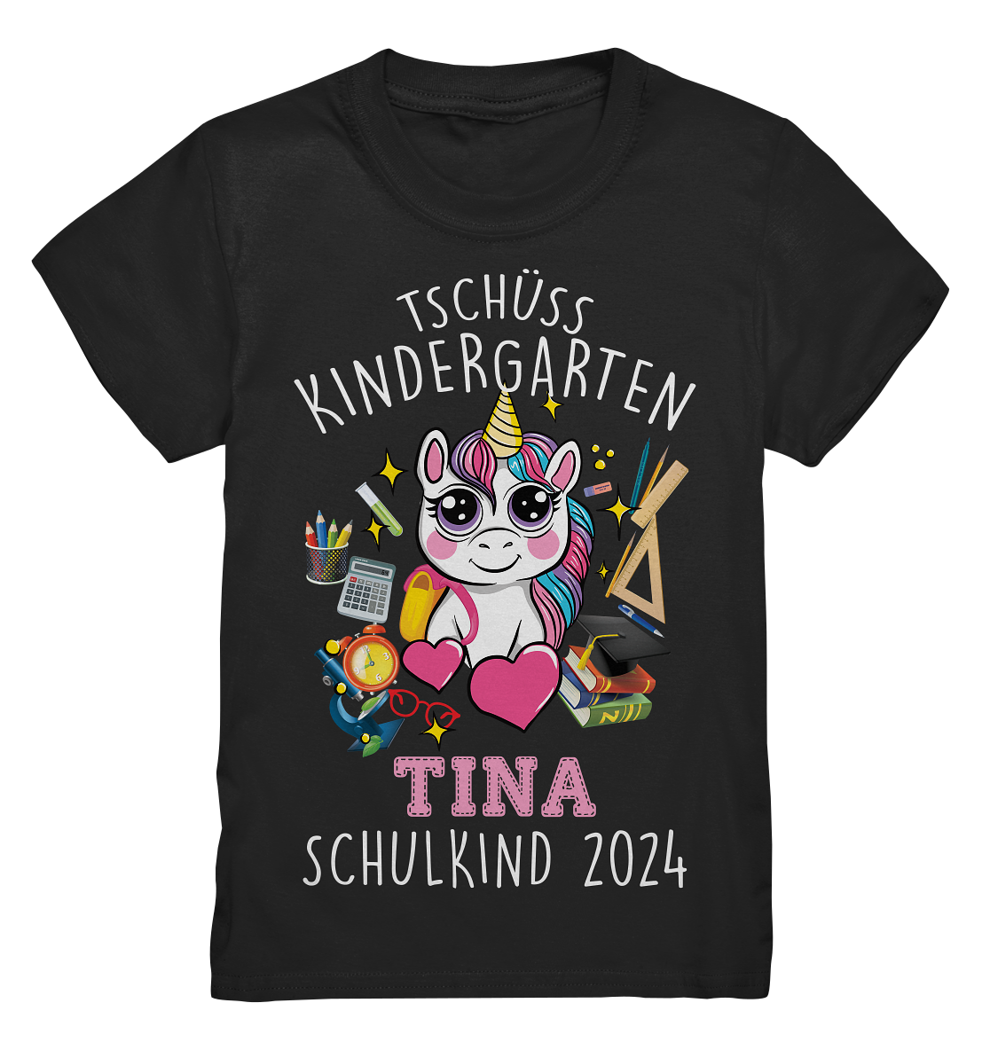 Unicorn School Child 2024 - Camiseta Infantil Premium