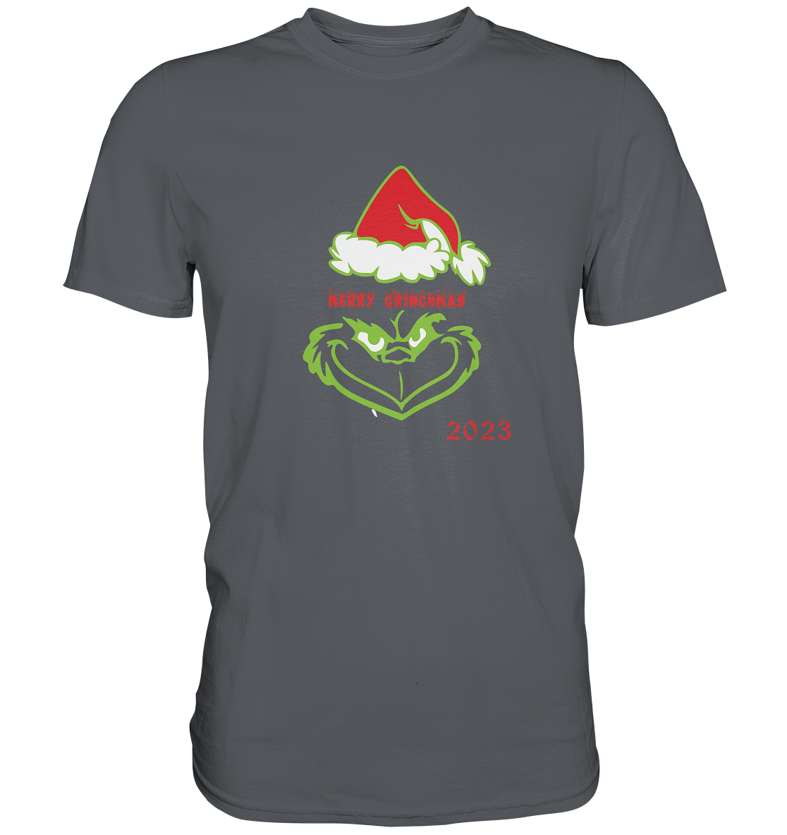 Merry Grinchmas, Datum personalisierbar - Premium Shirt