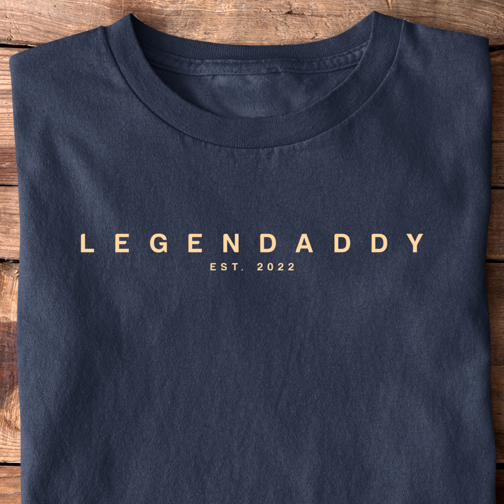 Camiseta Legendaddy Modern Edition - Fecha personalizable